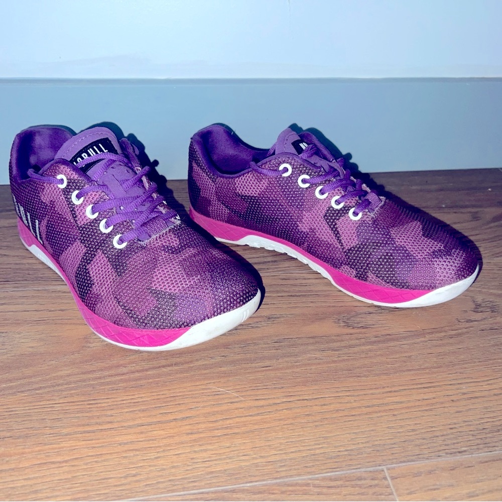 NoBull Purple / Pink Camo Trainers - Women's Size 9.5